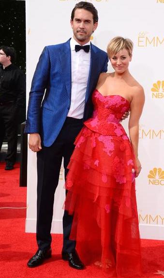 Ryan Sweeting and Kaley Cuoco EMMY 2014