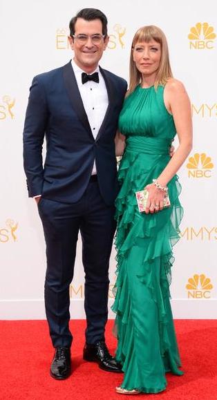 Ty Burrell and Holly Burrell EMMY 2014